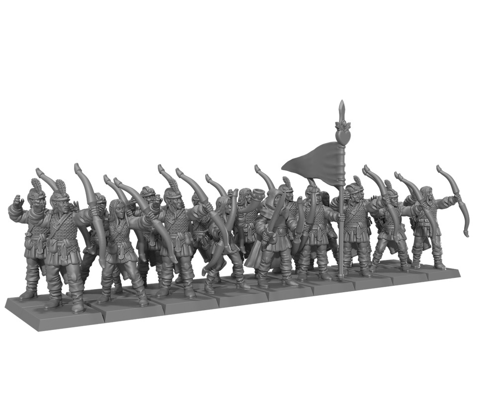 Thumbnail: Wood Elf troops set- Resin Miniature - 28mm