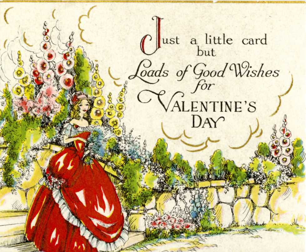 Hallmark Valentines Day Card - Early 20th Century