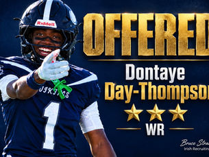 Offered: 2028 WR Dontaye Day-Thompson Picks Up An Offer From Notre Dame