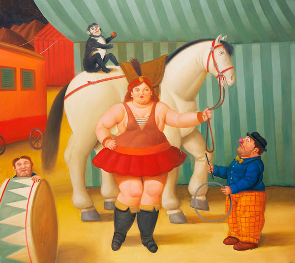 "Gente del circo" (2007), de Fernando Botero