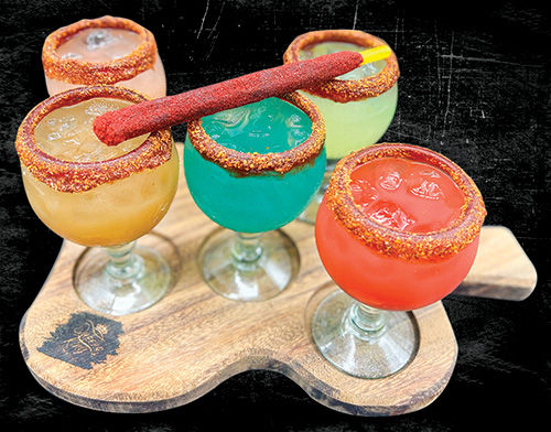 Enjoy our 5 de copas Margaritas 