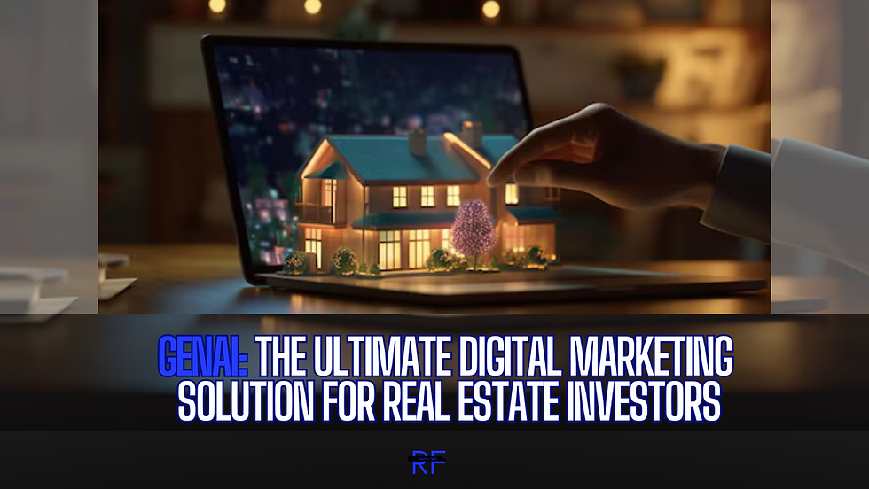 An image of a real estate investor using a laptop with the GENAI platform open.