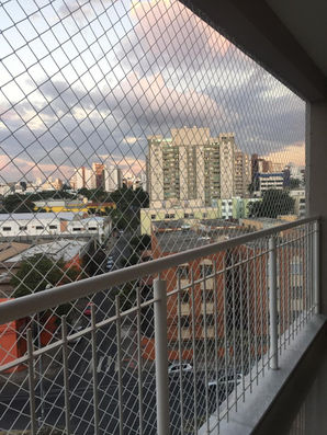 redes proteção sacada contagem