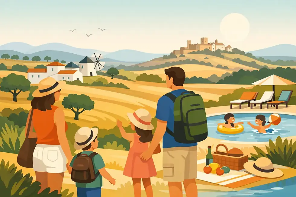 Guia para estadia com crianças no Alentejo