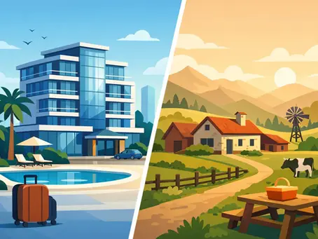 Hotel ou turismo rural: qual faz mais sentido?