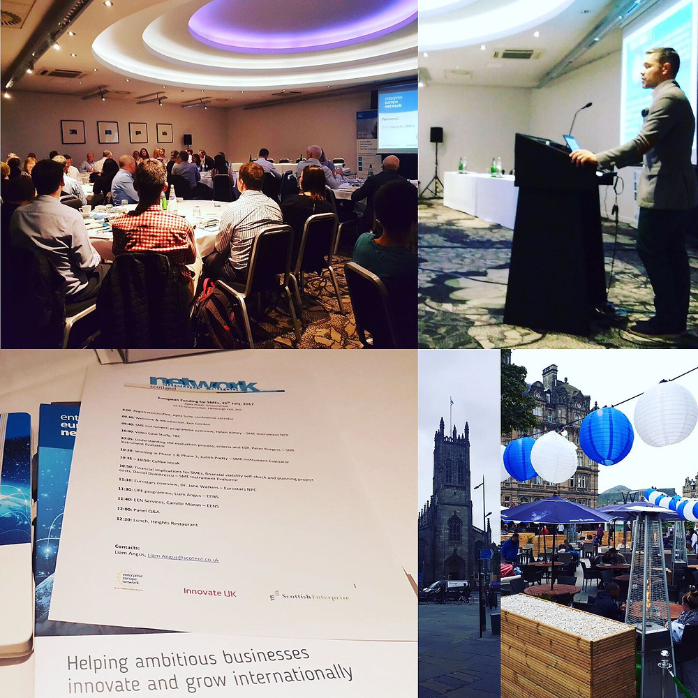Edinburgh SME Instrument & InnovFIN Seminar ECSIF Dr. Daniel Ioan Dumitrescu & Dr. Diana Valentina Dumitrescu