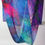 Thumbnail: Bright Colored Chiffon Scarf for Woman, ombre multicolor light silk scarf