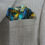 Thumbnail: Mulberry Silk Blue and Yellow Pocket Square, "Mosaic", Gift for Man