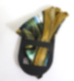 Thumbnail: Silk Pocket Square "Vibrance II" 3D Fractal, Gift for Man