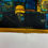 Thumbnail: Mulberry Silk Blue and Yellow Pocket Square, "Mosaic", Gift for Man