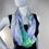 Thumbnail: Long Silk scarf for woman, "Ink in Water"