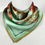 Thumbnail: Silk Neckerchief, "Tidepool" Small 16" Square Scarf