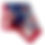Thumbnail: Pure Silk Pocket Square, Red White and Blue Stars and Stripes, Gift for Husband