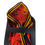 Thumbnail: Red & Yellow Pocket Square, Fractal Silk handkerchief, "Madagascar"