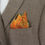 Thumbnail: Elegant Silk Pocket Square, 3D Fractal Silk Handkerchief