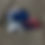Thumbnail: Pure Silk Pocket Square, Red White and Blue Stars and Stripes, Gift for Husband