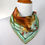 Thumbnail: Silk Neckerchief, "Tidepool" Small 16" Square Scarf