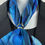 Thumbnail: Modern Three-Ring Scarf Ring "Allison" with straight edges.