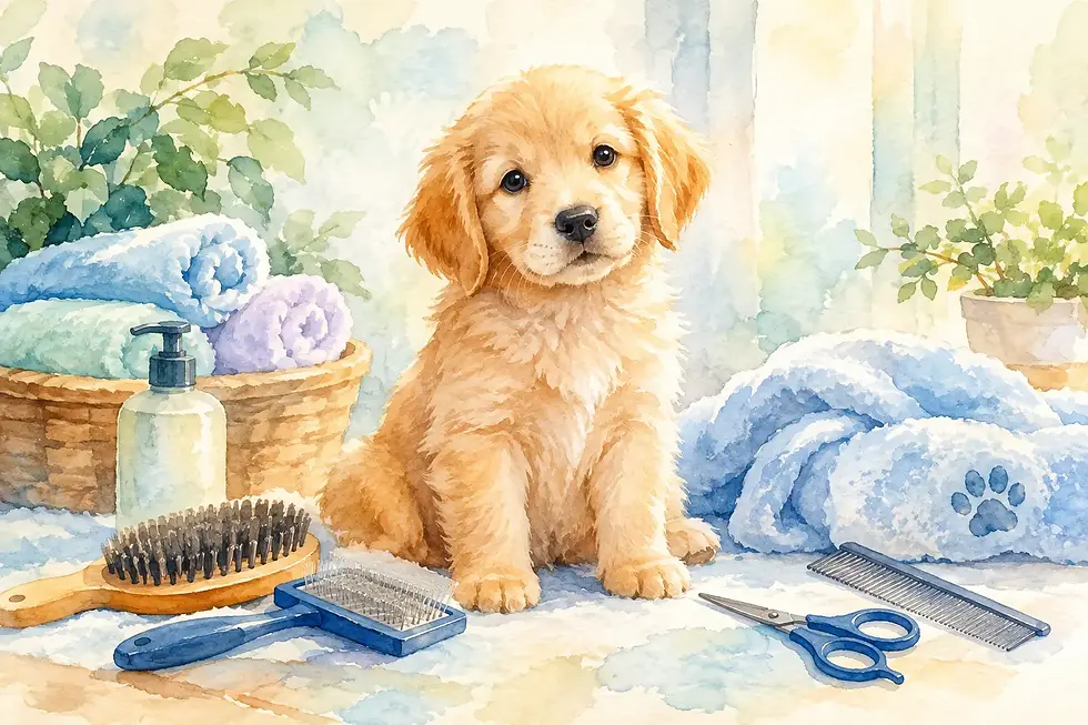 Puppy Grooming Options for a Calm Start