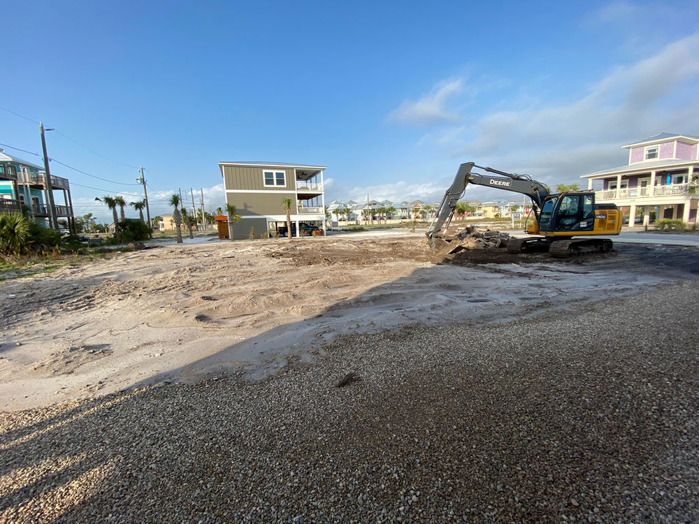 Concrete Foundation Demolition in Mexico Beach, Florida