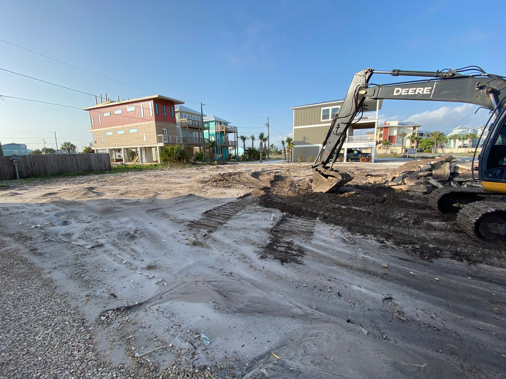 Concrete Foundation Demolition in Mexico Beach, Florida