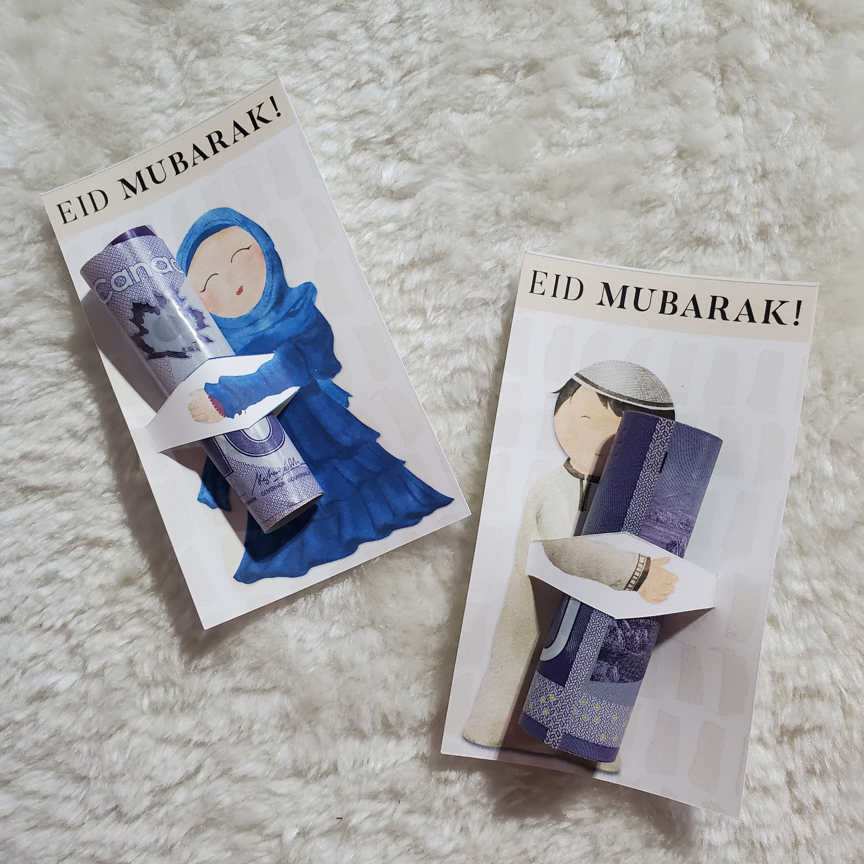 Eid Money Holders Card Set