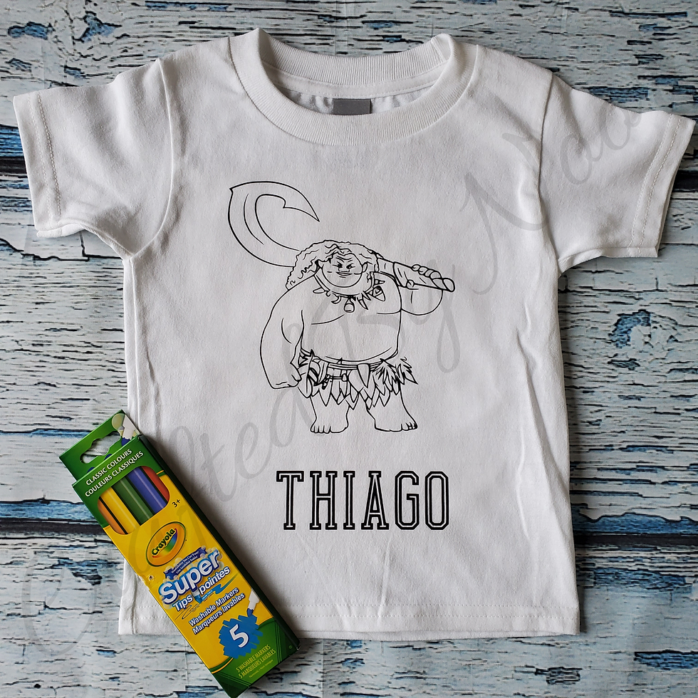 Thumbnail: Personalized coloring shirt
