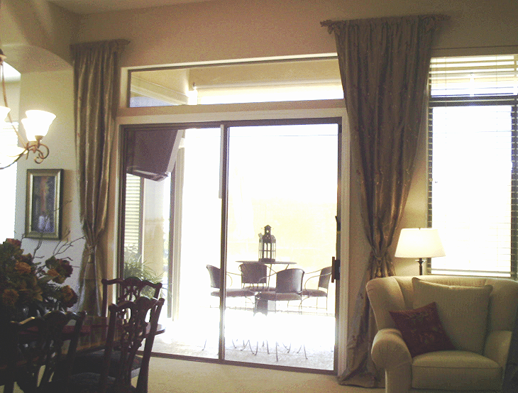 Panels with tiebacks