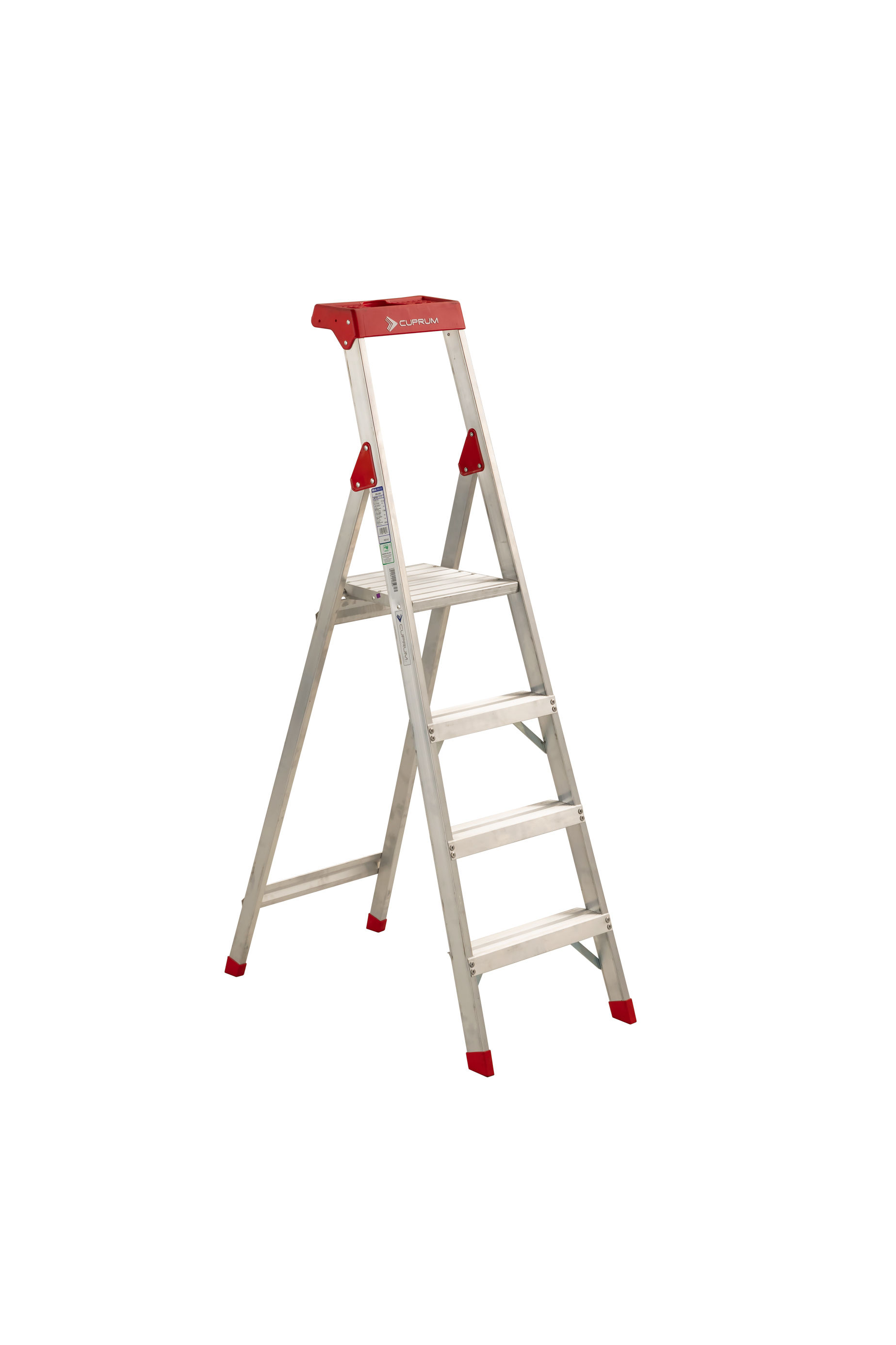 ESCALERA DE ALUMINIO CON PLATAFORMA 596-04N