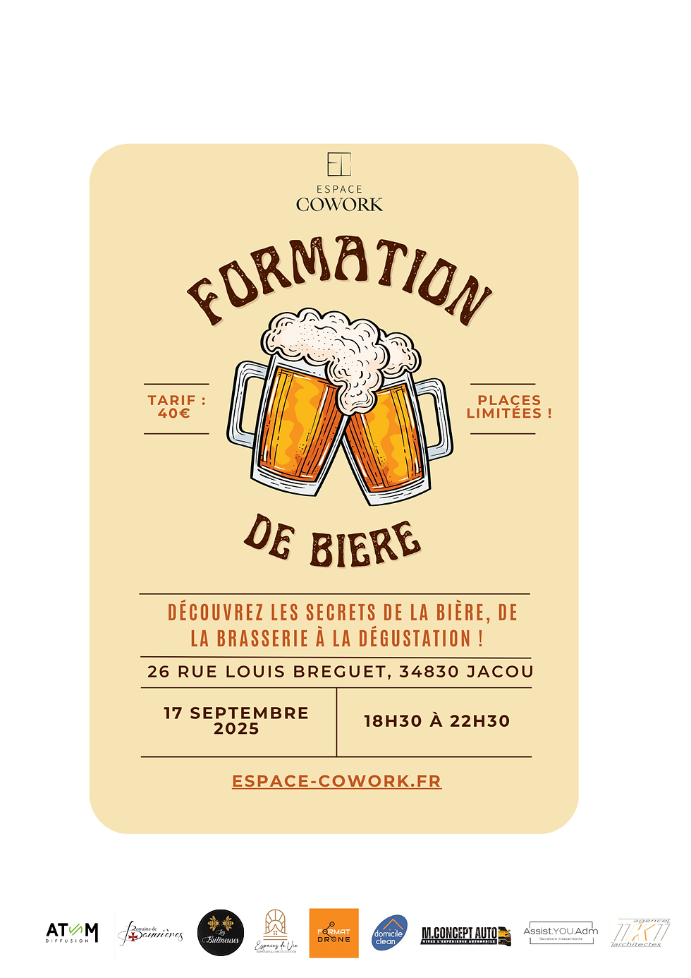 🍺🎓 FORMATION – INITIATION À LA BIÈRE 🎓🍺