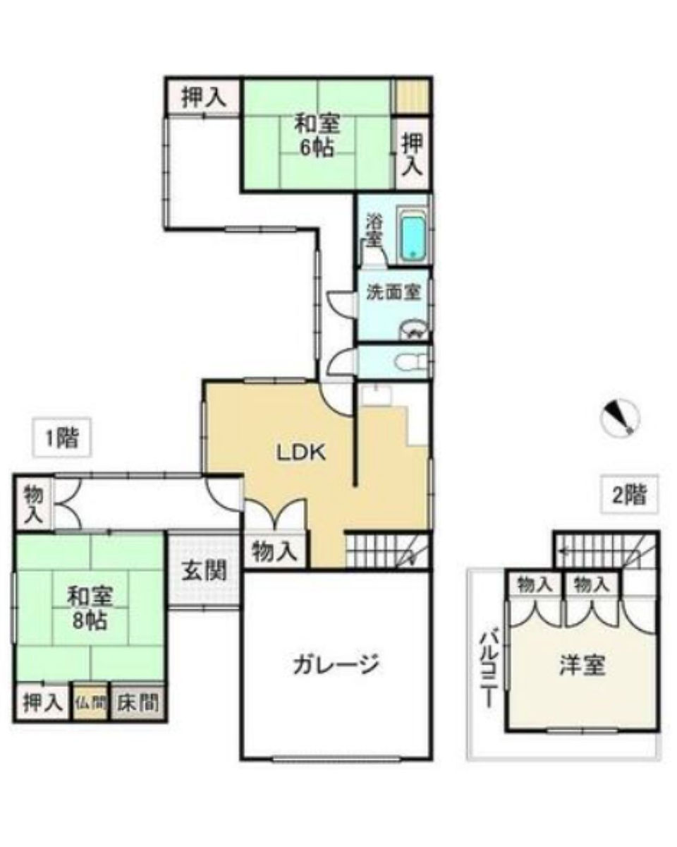 3LDK House in Himeji City, Hyogo layout