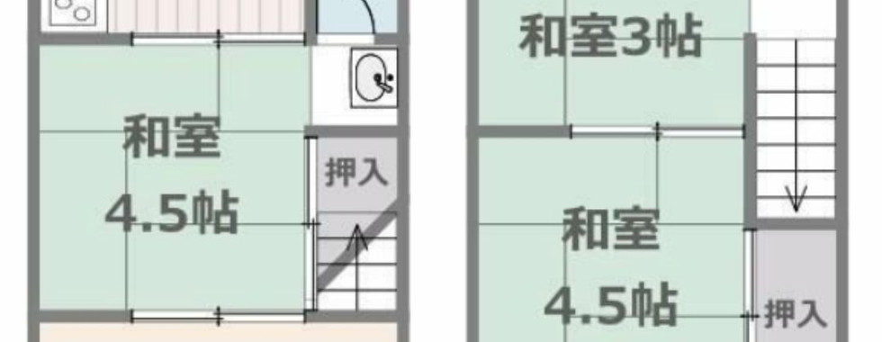 4K House in Fushimi Ward, Kyoto City layout