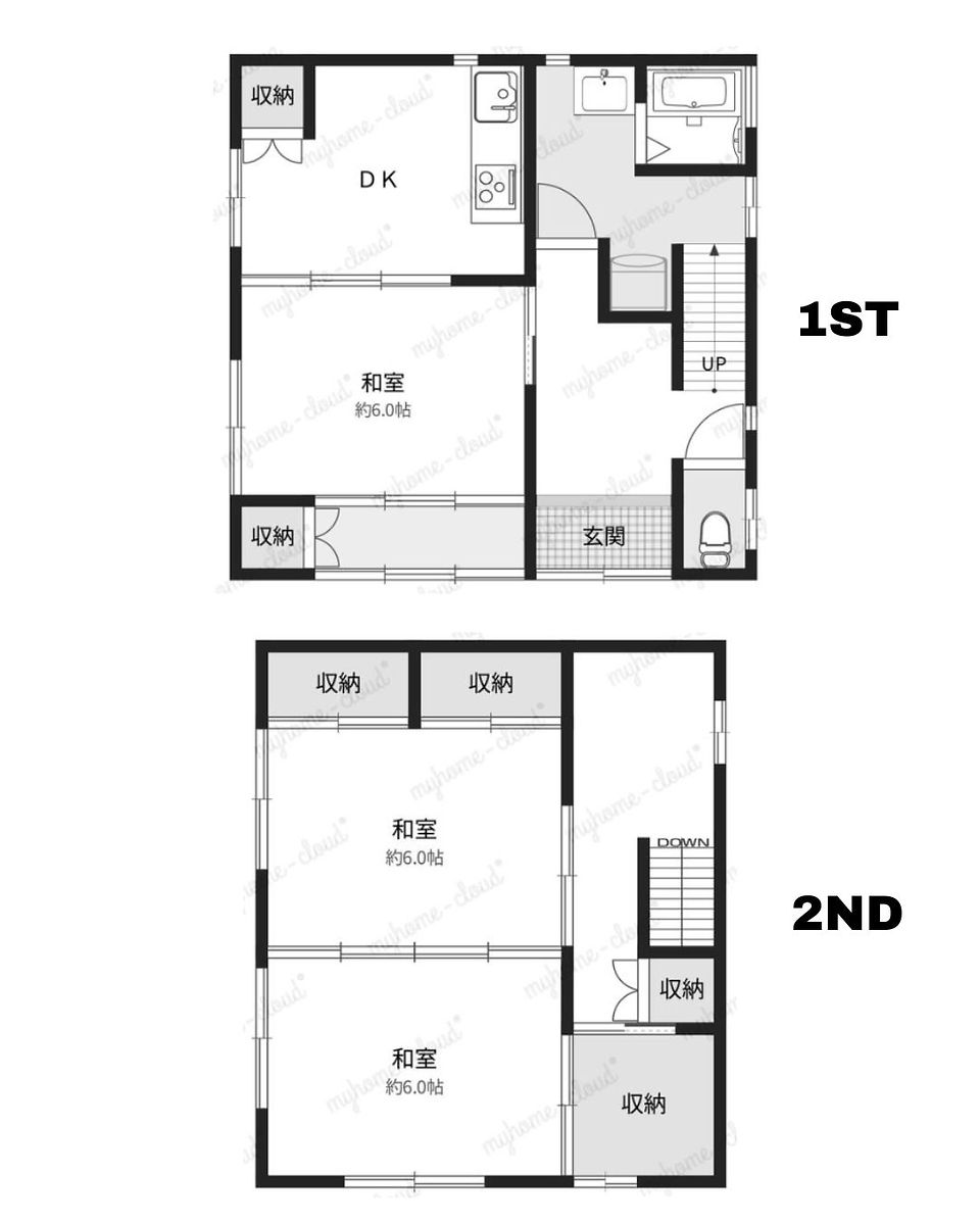 3SDK House in Wakayama City, Wakayama layout