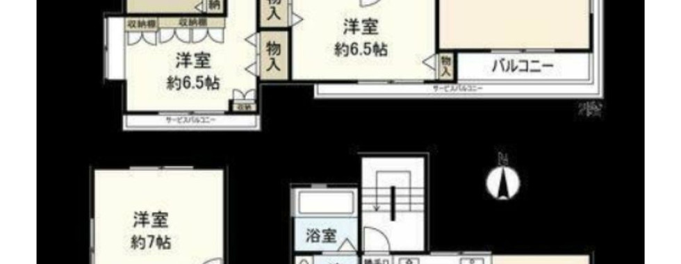 6LDK House in Nishinomiya City, Hyogo layout