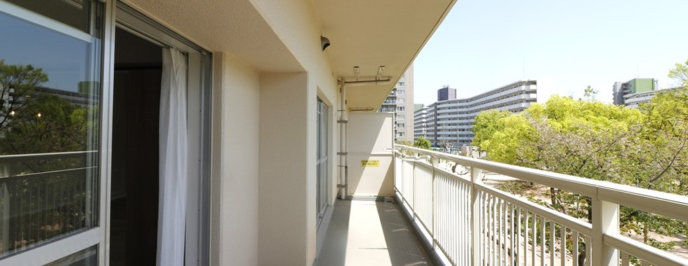 Long balcony perfect for relaxing or entertaining.