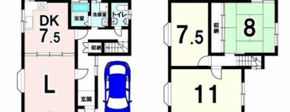 3LDK House in Sennan City, Osaka layout
