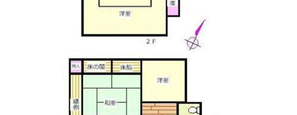 4LDK House in Yoshino District, Nara layout