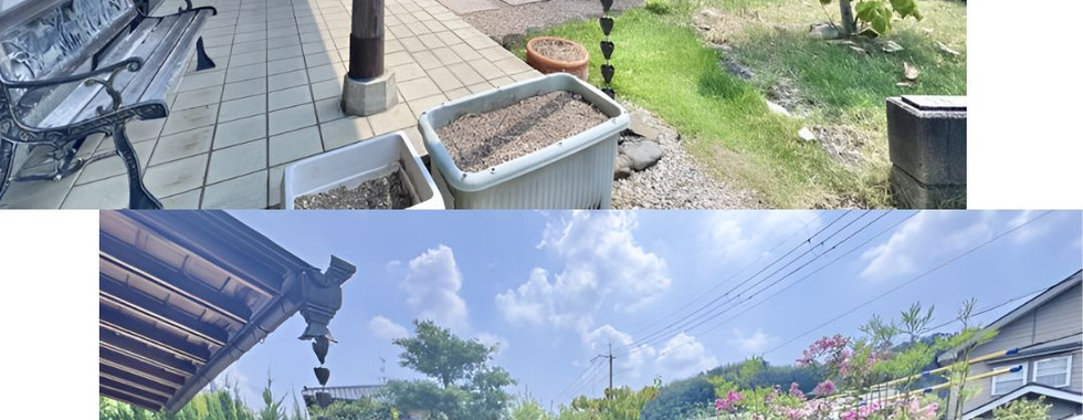 9SLDK House in Kizugawa City, Kyoto garden