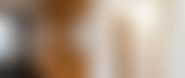 A hallway with a wooden cabinet for storage and a closed wooden door leading to another room in a renovated house in Ogoto, Shiga, Japan.