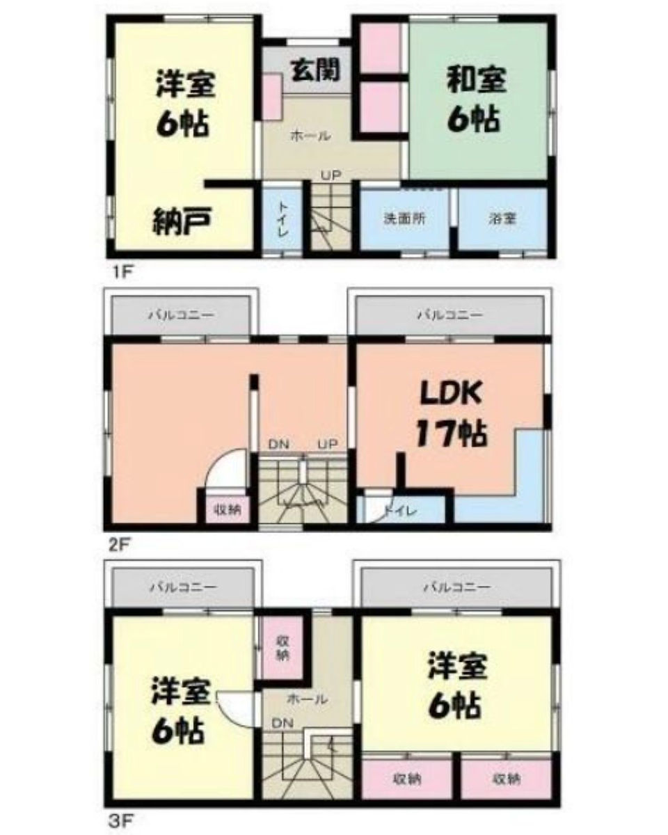 4LDK House in Izumiotsu City, Osaka layout