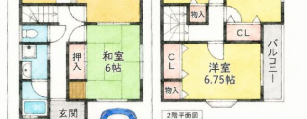 4LDK House in Sakurai City, Nara layout