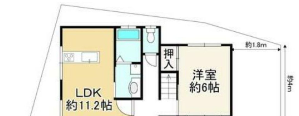 4LDK House in Hirakata, Osaka layout