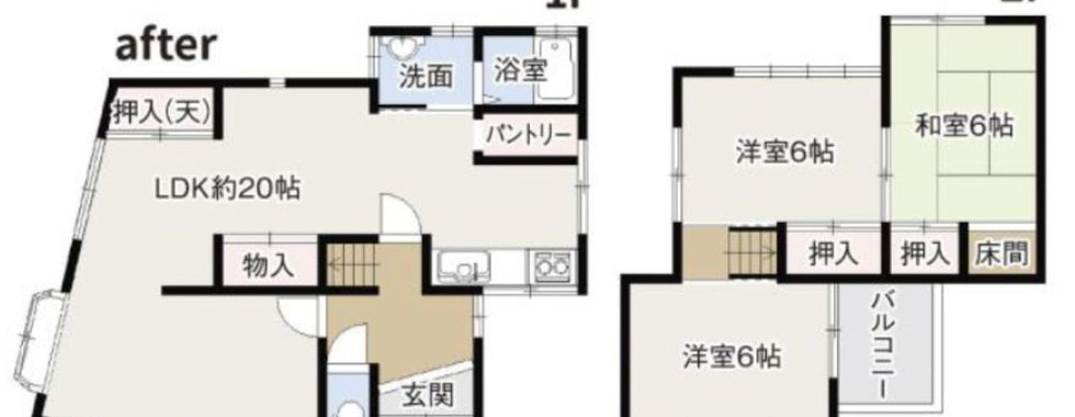 3LDK House in Yamatotakada City, Nara layout