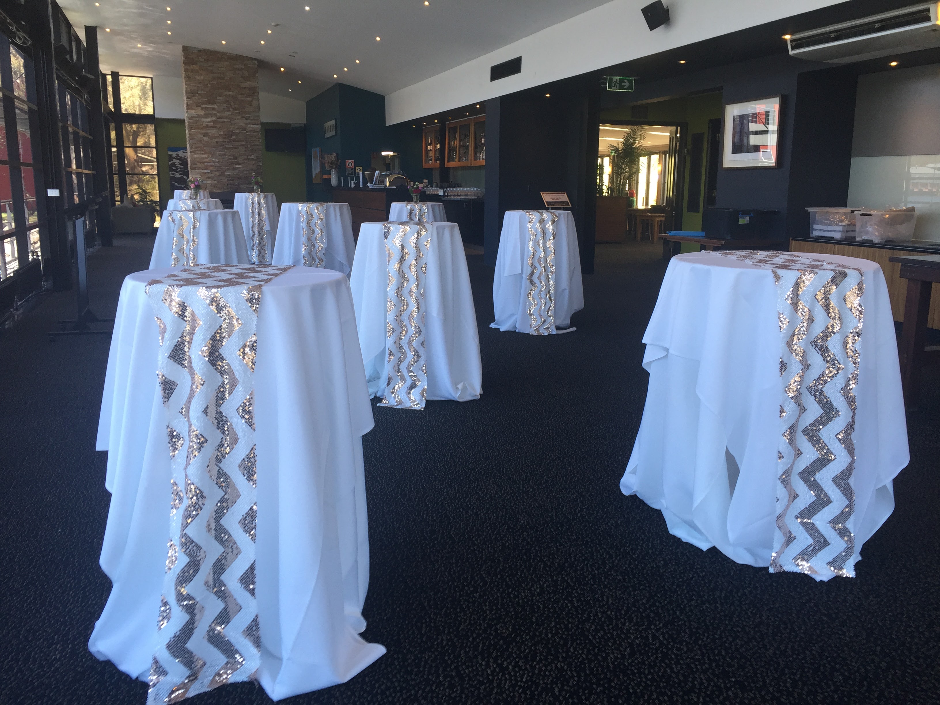 Sequin table runners