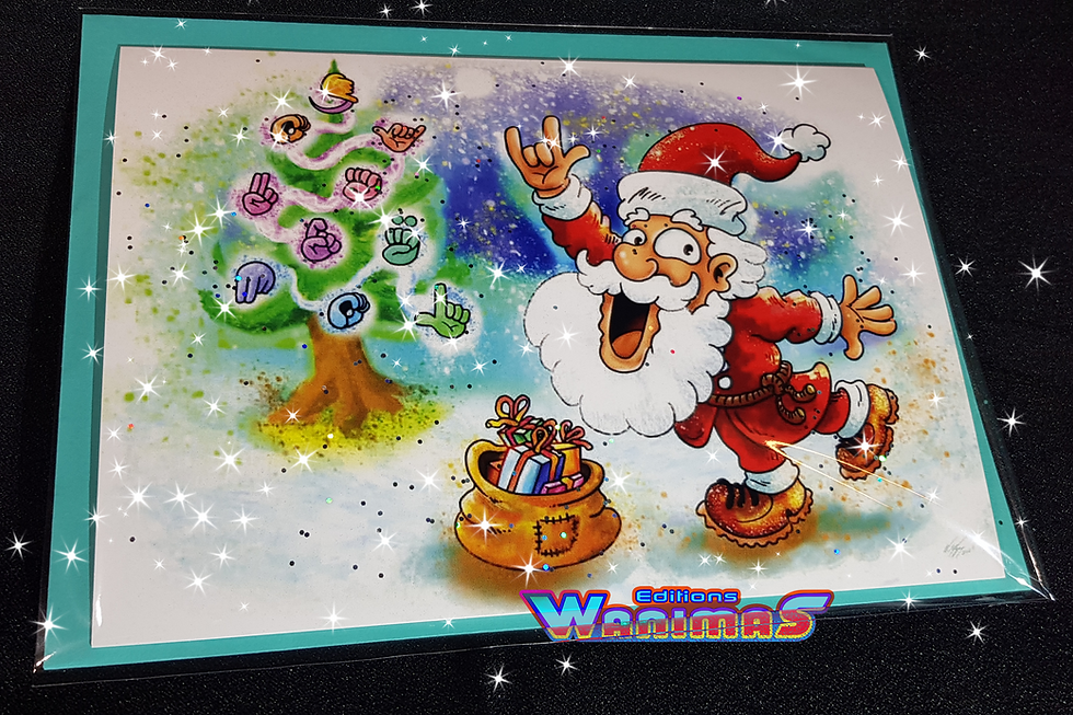 Thumbnail: Carte de Noël, Brillante  - A5