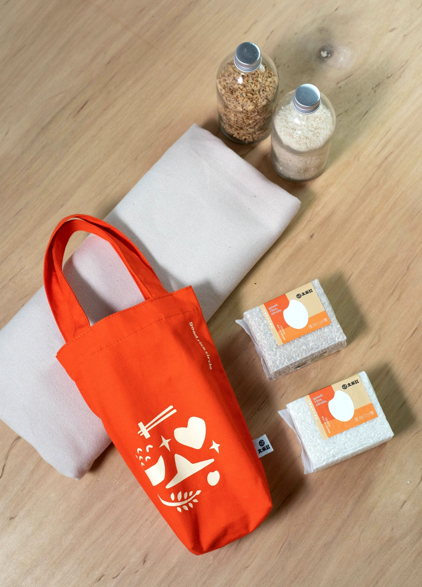 【買米捐米】大米缸計畫隨行分享帆布袋組