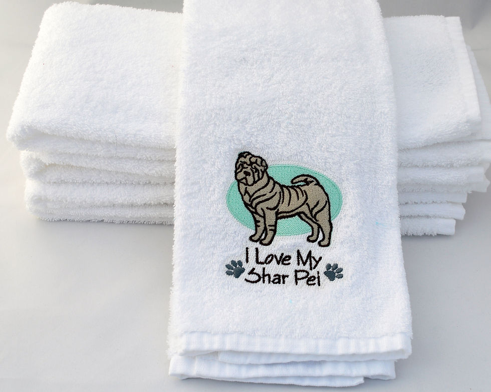 Thumbnail: Chinese Shar Pei Hand Towels