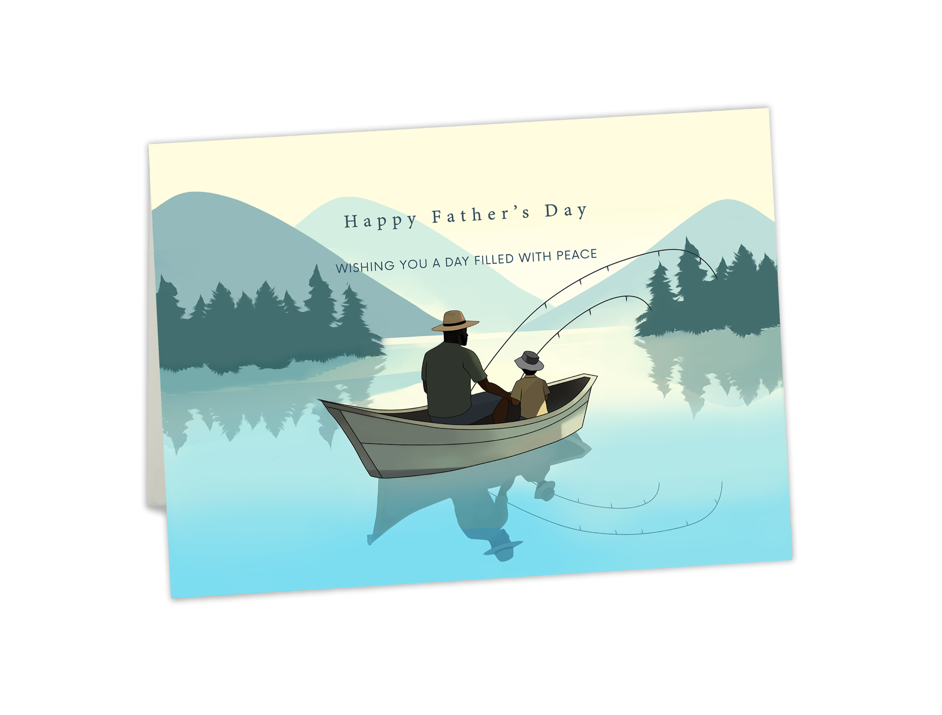 Gone Fishing - Black and Diverse Father's Day