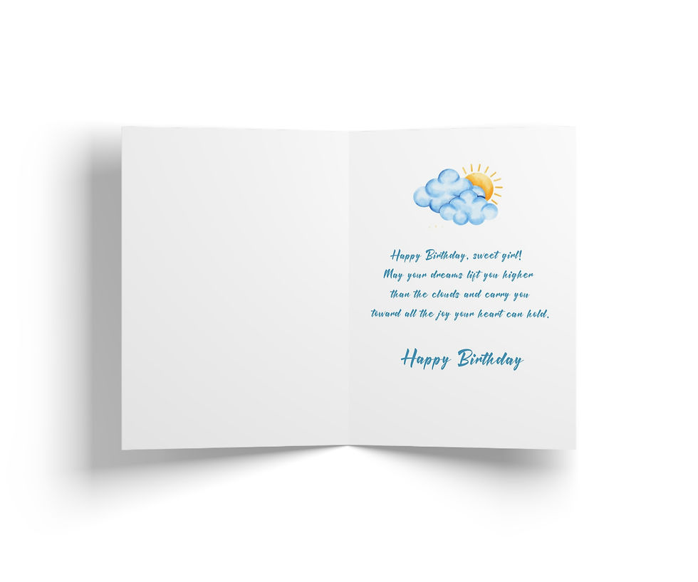 Thumbnail: Fly Black Girl Card - Young Kid Birthday Card Black and Diverse Little Girl