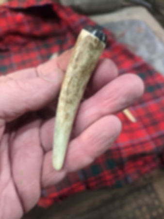 Red Deer antler kilt pin